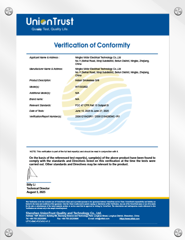 FCC+IC Uyumluluğun Doğrulanması